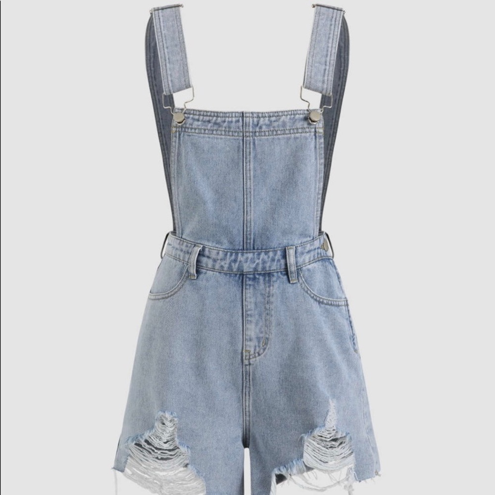 Overall Shorts